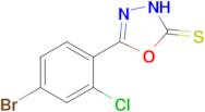 5-(4-bromo-2-chlorophenyl)-2,3-dihydro-1,3,4-oxadiazole-2-thione