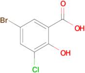 5-Bromo-3-chloro-2-hydroxybenzoic acid