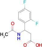 3-(2,4-Difluorophenyl)-3-acetamidopropanoic acid