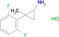 2-(2,6-Difluorophenyl)-2-methylcyclopropan-1-amine hydrochloride