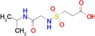 3-({[(propan-2-yl)carbamoyl]methyl}sulfamoyl)propanoic acid