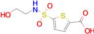 5-[(2-hydroxyethyl)sulfamoyl]thiophene-2-carboxylic acid