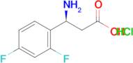 (3S)-3-Amino-3-(2,4-difluorophenyl)propanoic acid hydrochloride