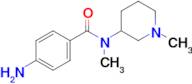 4-Amino-N-methyl-N-(1-methylpiperidin-3-yl)benzamide