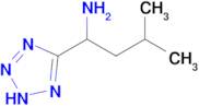 3-methyl-1-(2H-1,2,3,4-tetrazol-5-yl)butan-1-amine