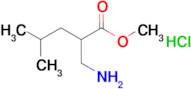 Methyl 2-(aminomethyl)-4-methylpentanoate hydrochloride