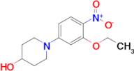 1-(3-Ethoxy-4-nitrophenyl)piperidin-4-ol