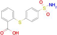 2-[(4-sulfamoylphenyl)sulfanyl]benzoic acid