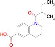 1-(2-Methylbutanoyl)-1,2,3,4-tetrahydroquinoline-6-carboxylic acid