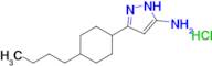 3-(4-Butylcyclohexyl)-1h-pyrazol-5-amine hydrochloride