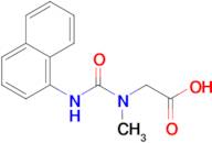 2-{methyl[(naphthalen-1-yl)carbamoyl]amino}acetic acid