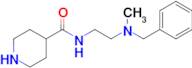 n-{2-[benzyl(methyl)amino]ethyl}piperidine-4-carboxamide