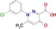 1-(3-Chlorophenyl)-6-methyl-4-oxo-1,4-dihydropyridazine-3-carboxylic acid