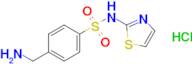 4-(Aminomethyl)-N-(1,3-thiazol-2-yl)benzene-1-sulfonamide hydrochloride
