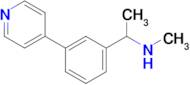 Methyl({1-[3-(pyridin-4-yl)phenyl]ethyl})amine