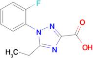 5-Ethyl-1-(2-fluorophenyl)-1h-1,2,4-triazole-3-carboxylic acid