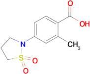 4-(1,1-Dioxo-1,2-thiazolidin-2-yl)-2-methylbenzoic acid