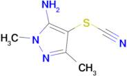 [(5-amino-1,3-dimethyl-1h-pyrazol-4-yl)sulfanyl]formonitrile
