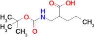 2-({[(tert-butoxy)carbonyl]amino}methyl)pentanoic acid