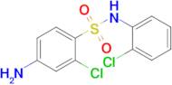 4-Amino-2-chloro-N-(2-chlorophenyl)benzene-1-sulfonamide