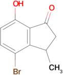 4-Bromo-7-hydroxy-3-methyl-2,3-dihydro-1h-inden-1-one