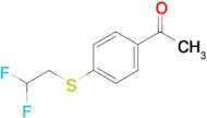 1-{4-[(2,2-difluoroethyl)sulfanyl]phenyl}ethan-1-one
