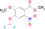 Methyl 4-(difluoromethoxy)-5-methoxy-2-nitrobenzoate