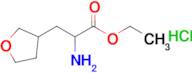 Ethyl 2-amino-3-(oxolan-3-yl)propanoate hydrochloride