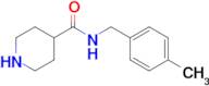 n-[(4-methylphenyl)methyl]piperidine-4-carboxamide