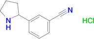 3-(Pyrrolidin-2-yl)benzonitrile hydrochloride