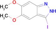 3-iodo-5,6-dimethoxy-2H-indazole