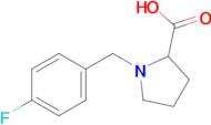 1-[(4-fluorophenyl)methyl]pyrrolidine-2-carboxylic acid