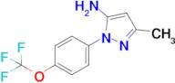 3-Methyl-1-[4-(trifluoromethoxy)phenyl]-1h-pyrazol-5-amine