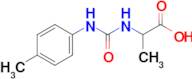 2-{[(4-methylphenyl)carbamoyl]amino}propanoic acid