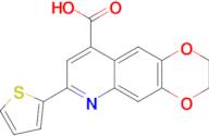 7-(Thiophen-2-yl)-2h,3h-[1,4]dioxino[2,3-g]quinoline-9-carboxylic acid