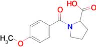 1-(4-Methoxybenzoyl)pyrrolidine-2-carboxylic acid