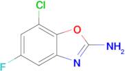 7-Chloro-5-fluoro-1,3-benzoxazol-2-amine