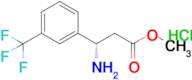 Methyl (3S)-3-amino-3-[3-(trifluoromethyl)phenyl]propanoate hydrochloride