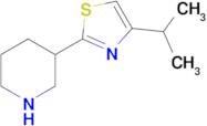 3-[4-(propan-2-yl)-1,3-thiazol-2-yl]piperidine