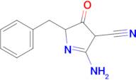 5-amino-2-benzyl-3-oxo-3,4-dihydro-2H-pyrrole-4-carbonitrile