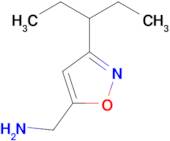 [3-(pentan-3-yl)-1,2-oxazol-5-yl]methanamine