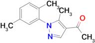 1-[1-(2,5-dimethylphenyl)-5-methyl-1h-pyrazol-4-yl]ethan-1-one