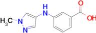 3-[(1-methyl-1h-pyrazol-4-yl)amino]benzoic acid