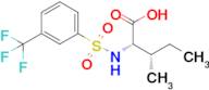 (2s,3s)-3-Methyl-2-[3-(trifluoromethyl)benzenesulfonamido]pentanoic acid