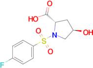 (2s,4r)-1-(4-Fluorobenzenesulfonyl)-4-hydroxypyrrolidine-2-carboxylic acid