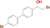 (1s)-2-Bromo-1-[4-(4-bromophenyl)phenyl]ethan-1-ol