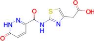 2-[2-(6-oxo-1,6-dihydropyridazine-3-amido)-1,3-thiazol-4-yl]acetic acid