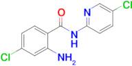 2-Amino-4-chloro-N-(5-chloropyridin-2-yl)benzamide