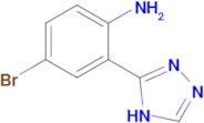 4-bromo-2-(4H-1,2,4-triazol-3-yl)aniline