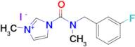 1-{[(3-fluorophenyl)methyl](methyl)carbamoyl}-3-methyl-1h-imidazol-3-ium iodide